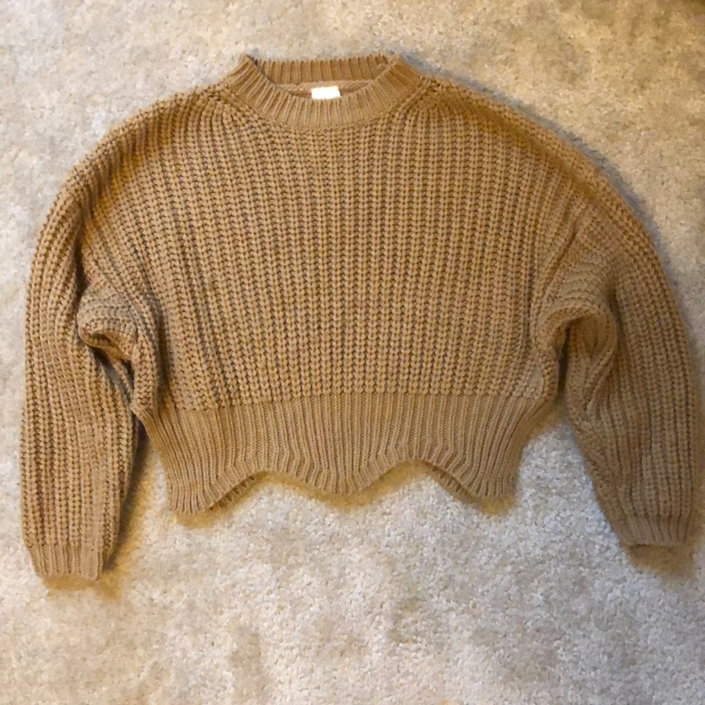 Hummingbird cropped sweater
